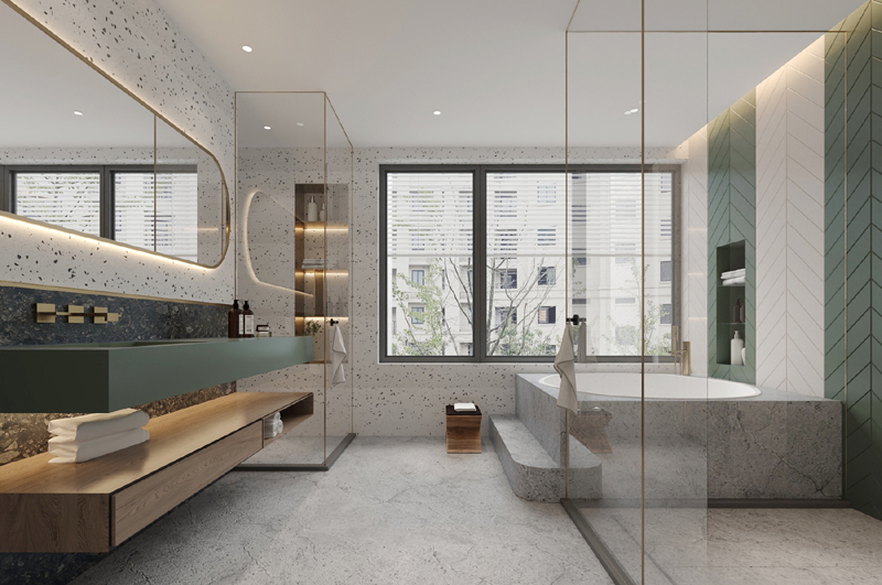 200平躍層衛(wèi)生間裝修效果圖