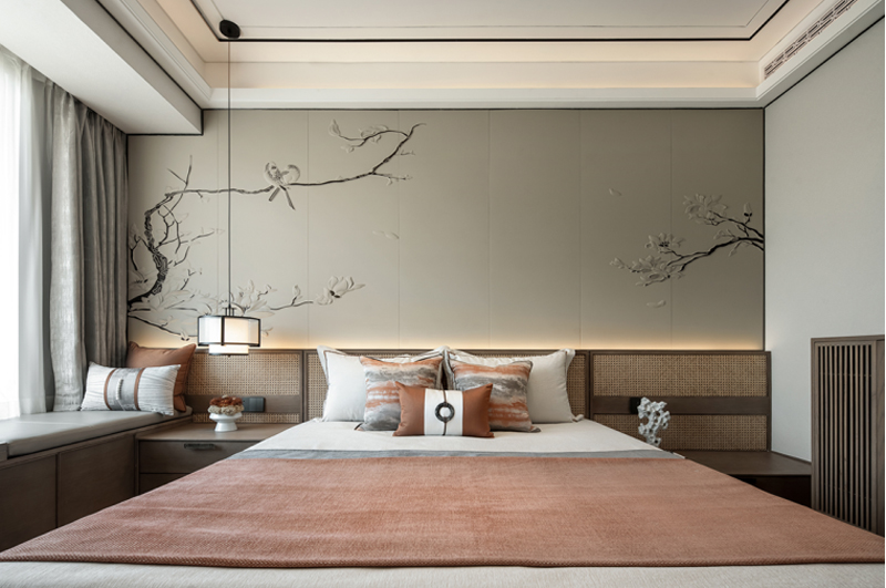 120平米新中式風(fēng)格裝修效果圖