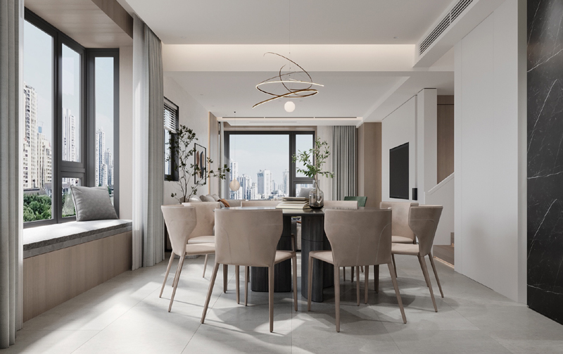 89平后現代極簡裝修效果圖