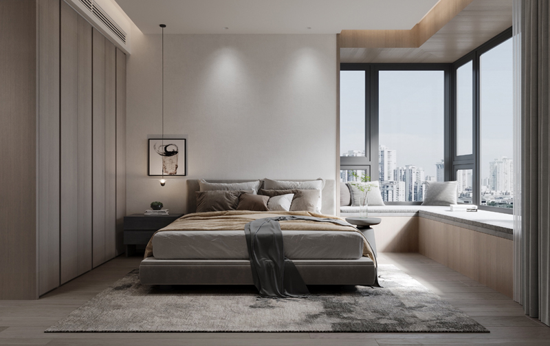 89平后現代極簡裝修效果圖