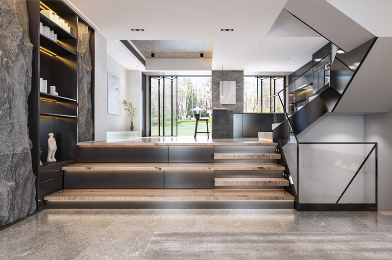 230平米花園小別墅現代裝修效果圖