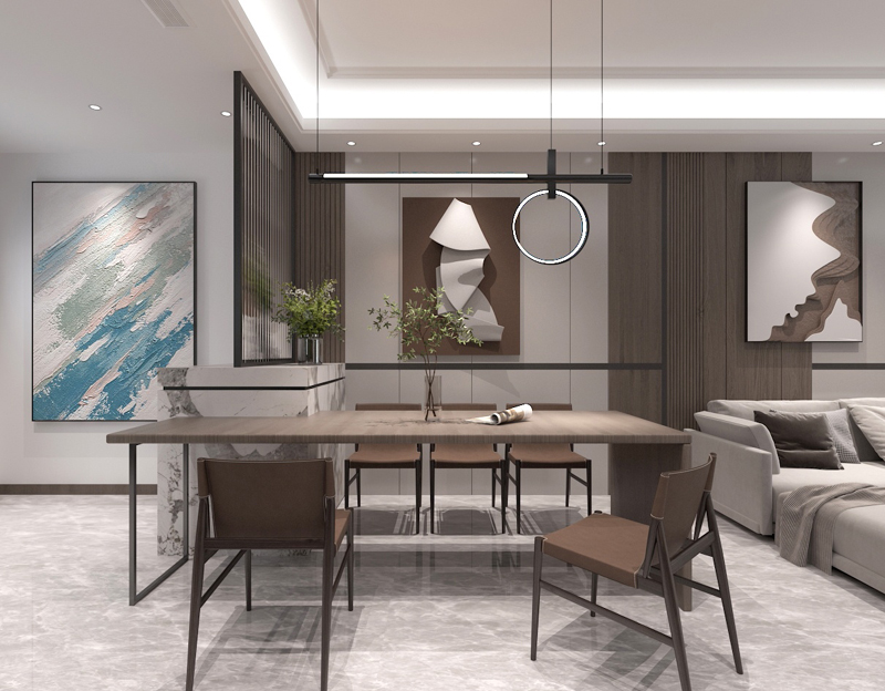 現代簡約輕奢風格裝修效果圖