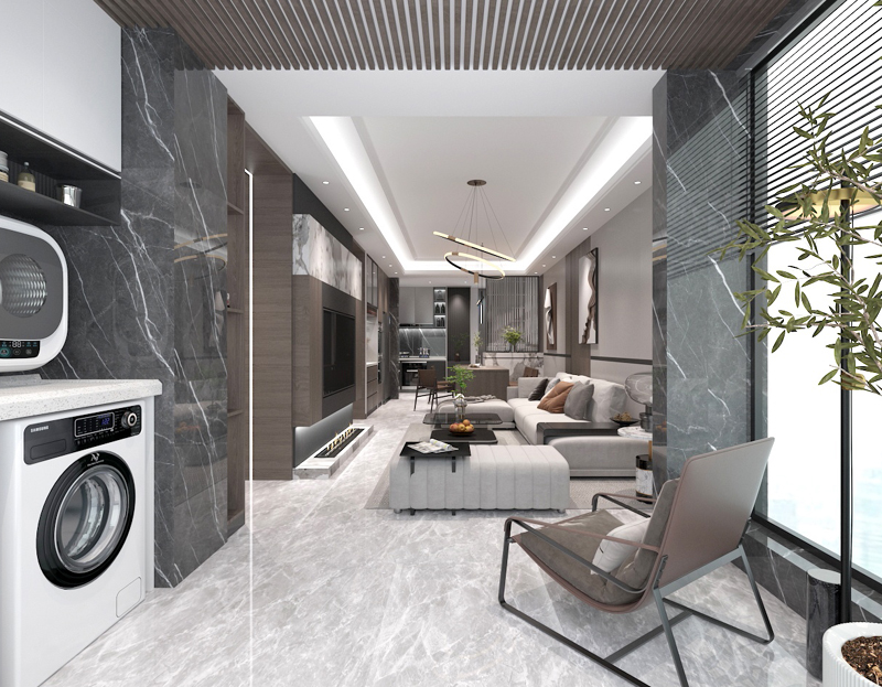 現代簡約輕奢風格裝修效果圖