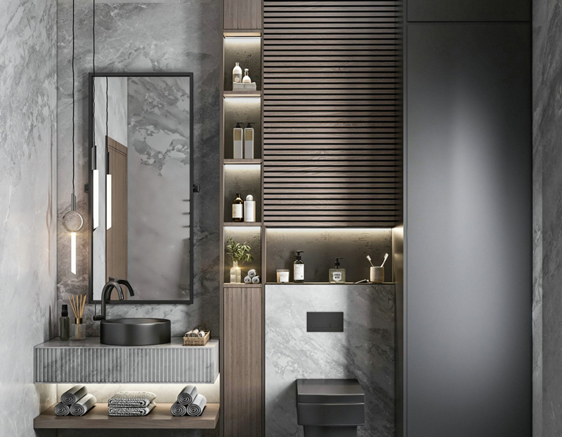 輕奢系小戶型簡歐裝修效果圖