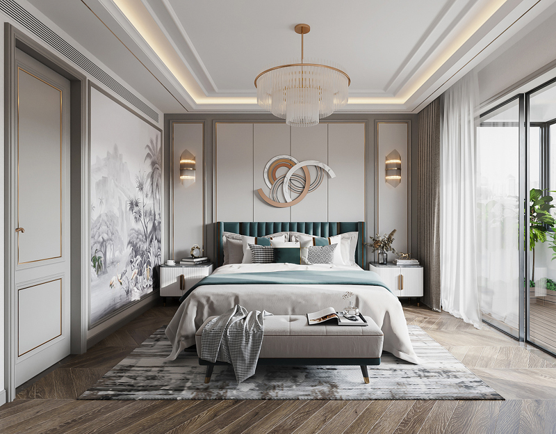 極具奢華的簡歐法式裝修效果圖