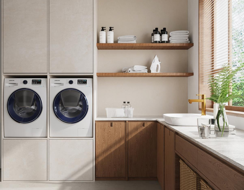 350平原木風別墅裝修設計效果圖