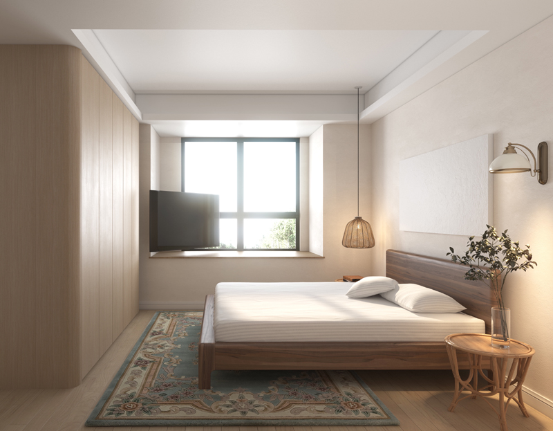 原木風小資情調套二簡約裝修效果圖