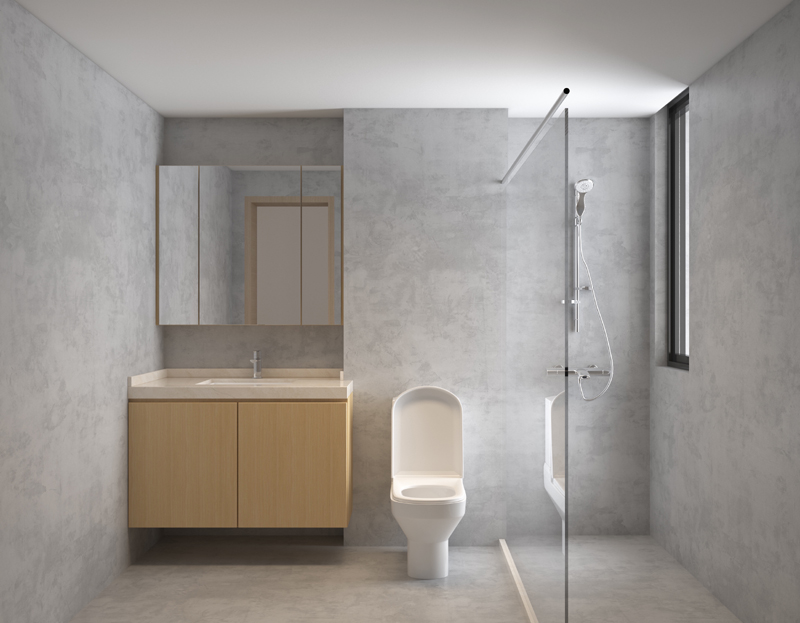 原木風小資情調套二簡約裝修效果圖