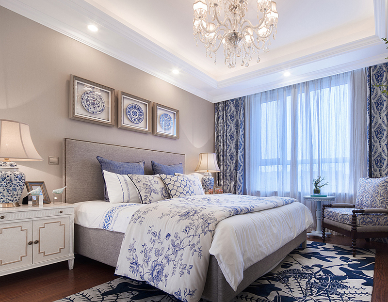 地中海風(fēng)格132平米裝修效果圖